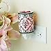 Candle Warmer-Damask Procelain Pluggable Fragrance Warmer