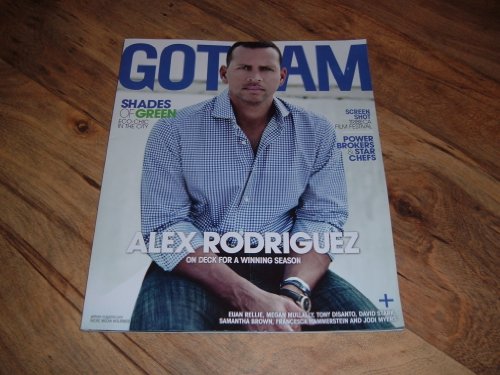 Gotham magazine, April/May 2010-Alex Rodriguez-New York Yankees