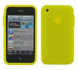Apple iPhone 3G Yellow Silicone Skin Case Cover with Screen Protector (Not Compatible wth 1st Generation iPhone)