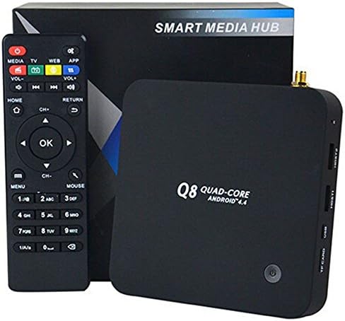 UMTRON Q8 RK3288 Quad Core Google Android 4.4 Smart TV BOX Cortex A17 Up to 1.8GHz 2G 8G with 2.4G 5G Dual Band WiFi H.265 Hardware Decoding