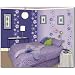 Instant Murals 29 Purple Fun Flower Border Wall Decor Transfer Sticker