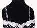 Elegant Sex Sparkling Clear Crystal Black Bra Straps Style D