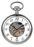 Pvd Plated Open Face Mechanical Pocket Watch