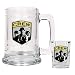 Columbus Crew MLS Glass Tankard and Square Shot Glass Set - Primary Team Logo