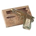 Hijos de Villa Reposado Pistol Gun 20cl & Shot Glass Miniature Gift Set