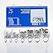 Swordfish 32350-70pc Stainless Steel Stepless Ear Clamp Assortment