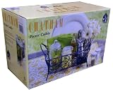 Chatham Wrought Iron Picnic Caddy Holds Napkins, Flatware and Napkins