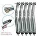 Doctor's Tools New High Speed Handpiece Standard Head Torque Push Button Type 3 Water Spray 4 Hole (Pack of 5)
