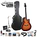 Ovation OVATION-NEW-ENGLAND-2778AX-NEB-Kit07 Standard Elite New England Burst Acoustic/Electric Guitar with Ovation OP-Pro Preamp and iDea OPi-1 Preamp, Planet Waves 16 Pick Sampler Pack , DAddario EJ16 Strings, Fender String Winder