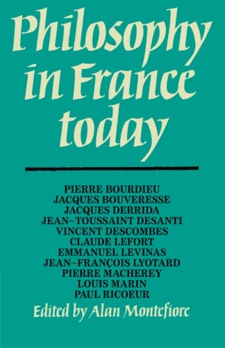 Philosophy in France Today