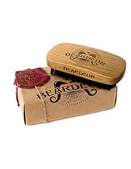 Beauty: Beard Brush, Best Natural Wooden Hair Brush For Men, 100% Firm Black Wild Boar Bristle, Use with Balm & Beard Oil to Style & Groom, Unique Vintage Packaging, Premium Military Style Palm Brush for Beard Care, Barbers Grooming Tool, Lifetime Guaranteed