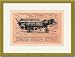 Gold Framed/Matted Print 17x23, Showing Simplicity of Working Parts of 28x46 Case Thresher