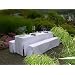 Hussen-Set f�r Festzeltgarnituren 220cm, 3-teilig, weiss