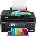 Epson WorkForce 600 Wireless All-in-One Printer (Black) (C11CA18201)