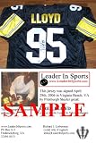 Greg Lloyd Autographed Black Jersey - Pittsburgh Steelers