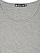 Allegra K Women's Round Neck Short Sleeve Cat Prints Loose Tunic Top M Grey