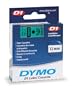DYMO Labeling Tape, D1, Split Back, Adhesive, Easy Peel, 1/2"x23', Black on Green