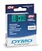 DYMO Green Tape w Black Printing, 1/2in x 23ft, D1 Style Cartridge