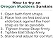 Oregon Mudders Men's MCS200 Golf Sandal