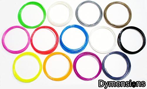 Dymensions - 13 Pc - 1.75 - ABS Artist Pack (5 Fluorescent Colors, 1 Glow in the Dark)