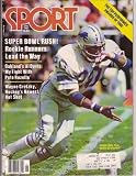 Billy Sims (Sport Magazine) (January 1981) (Detroit Lions) (Al Davis) (Pete Rozelle) (Wayne Gretzky)