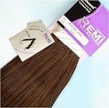 INDIAN REMY REMI HUMAN HAIR EXTENSION WEAVE 18 COLOR 4/30 (MIXED BROWN)