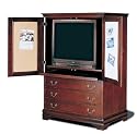 Furniture online: TV Armoire Louis Philippe Style in Rich Cherry Finish