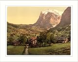 Grindelwald general view Bernese Oberland Switzerland, c. 1890s, (M) Library Image