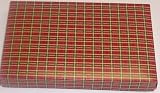 Scott's Cakes Yogurt Pretzels with Christmas Color Non-Pareils 1/2 Pound Christmas Plaid Box