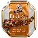 Cesar Bistro Tuscan Style Stew with Beef Dog Food