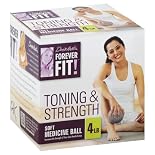 Forever Fit by Denise Austin, Medicine Ball, Soft, Toning & Strength, 4 lb 1 ball