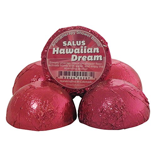HAWAIIAN DREAM 5 PACK SHOWER BOMBS ★ NATURAL Shower Aroma Fizzy ★ Handcrafted in the USA