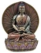 Amitabha Buddha of Light Real Bronze Powder Cast Statue 6-inch