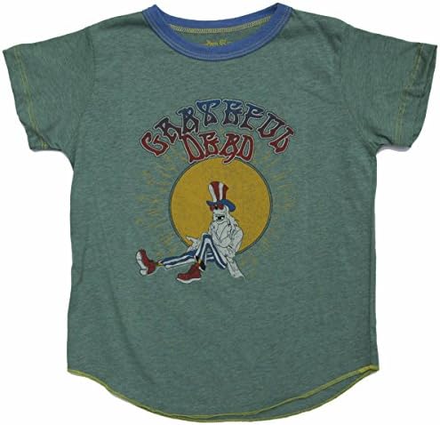 Rowdy Sprout Baby Boys Grateful Dead Short Sleeve Tee Shirt (6y)