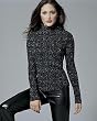 Newport News Tweed turtleneck sweater