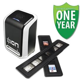 ION Slides 2 PC USB 2.0 High-Resolution 5 Megapixel 35mm Photo Negative and Slide Scanner/Convertor to PC (SLIDES2PC) & Bonus 1 Year Extended Warranty