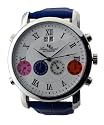 MENS LUCIEN PICCARD AUTOMATIC 4 EYE DATE WATCH 26581WH