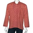 Mens Embroidered Kurta Casual Cotton Shirt India Size L Chest 44 inches (gck181b)