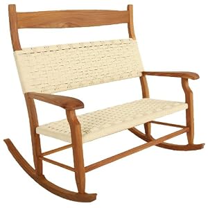 Hatteras Outdoors DCFDROT Double Rocker, Oatmeal by 