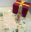 Message In A Bottle - Love On The Beach - Customize your own Message - FREE STANDARD SHIPPING!
