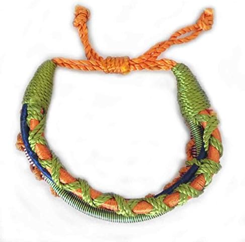 Eco-friendly Party Favors- Vibrant Crisscross Friendship Bands, Set of 8