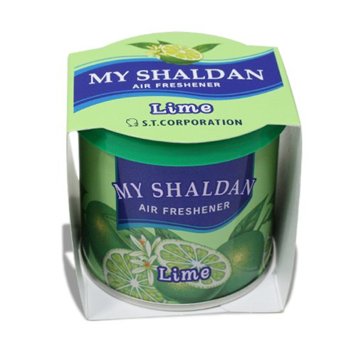 My Shaldan Japanese Car Cup-Holder Natural Air Freshener Cans (Lime Scented)