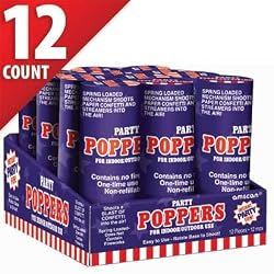 Confetti Poppers 12ct