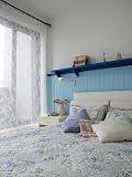 Shabby Chic Blue Roses 3pc Quilt/shams set New Arrival