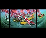 Chinese Feng Shui Painting Koi Painting Chinese Fish Painting 108