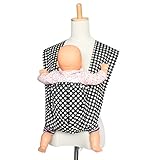 tacmamy(タックマミー) 抱っこ紐 綿100％ チェック柄 日本製 全3色 (LL, ブラックチェック)