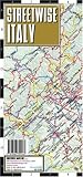 Streetwise Italy Map - Laminated, Pocket Size Country Road Map of Italy - with integrated major city distance chart