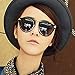 HuaYang Unisex Fashion Vintage Aviator Sunglasses Glasses Shades Goggles(Leopard)