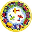Trucks and Planes Rug - 39" Round