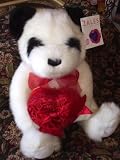 Make a Wish Foundation White Panda Bear With Heart Box Zales Jewelry Gift Plush by Gund